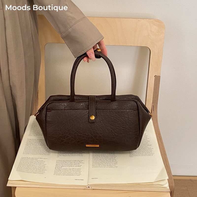 Luxury Bags That Are Vegan - MOODS Vintage Top-handle Bags For Women