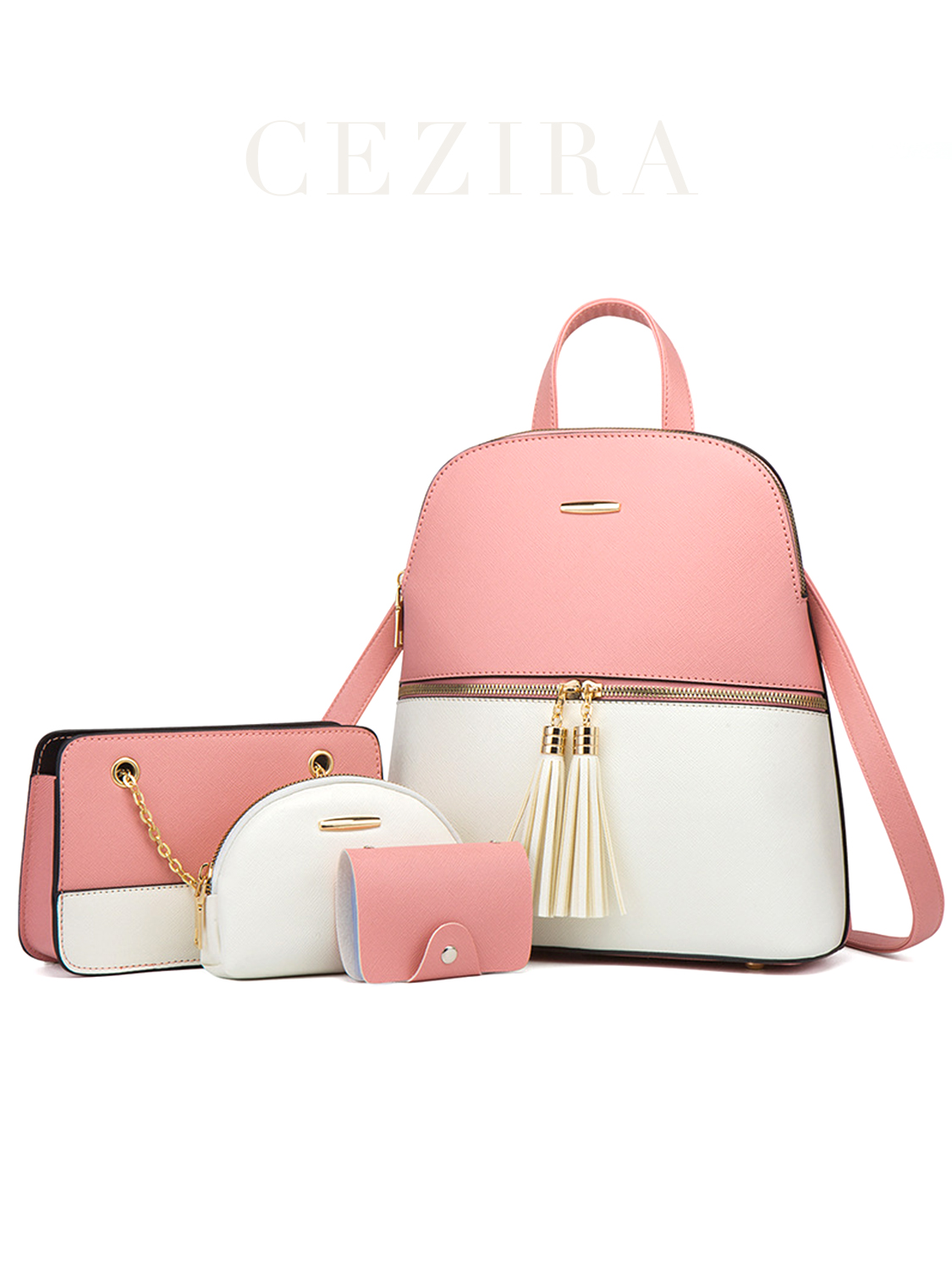 Luxury Bags That Are Vegan - 4 PCS Bags Set Women's Fashion