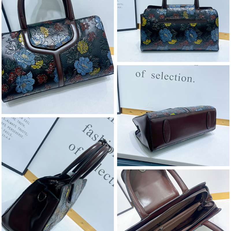 Vintage Floral Embossed Boston - огляд і ціна Luxury Bags That Are Vegan