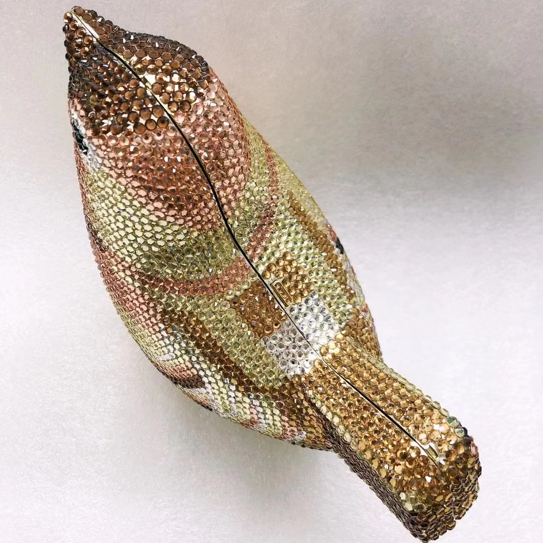 Bird Diamond Evening Bag Clutc - огляд і ціна Luxury Bags Yellow