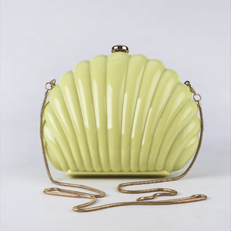 Lady Mini Shell Bag Acrylic Hi - огляд і ціна Luxury Bags Yellow