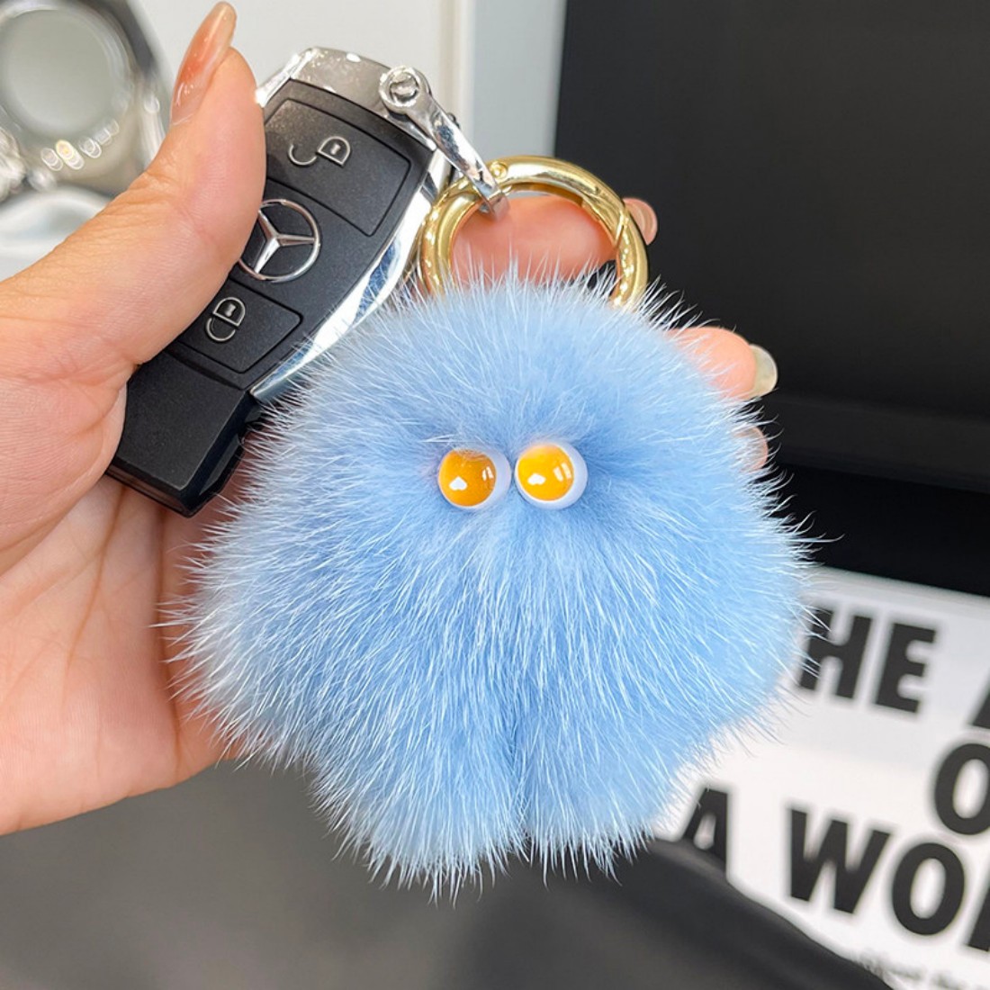 Luxury 8Cm Fluffy Real Mink Fu - огляд і ціна Luxury Bags Yellow