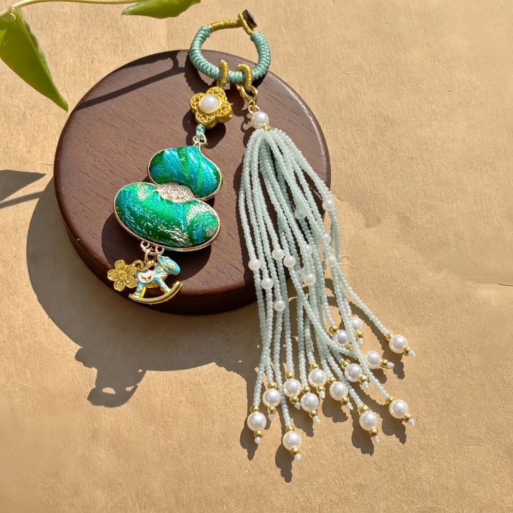 Luxury Brocade Gourd Pendant B - огляд і ціна Luxury Bags Yellow