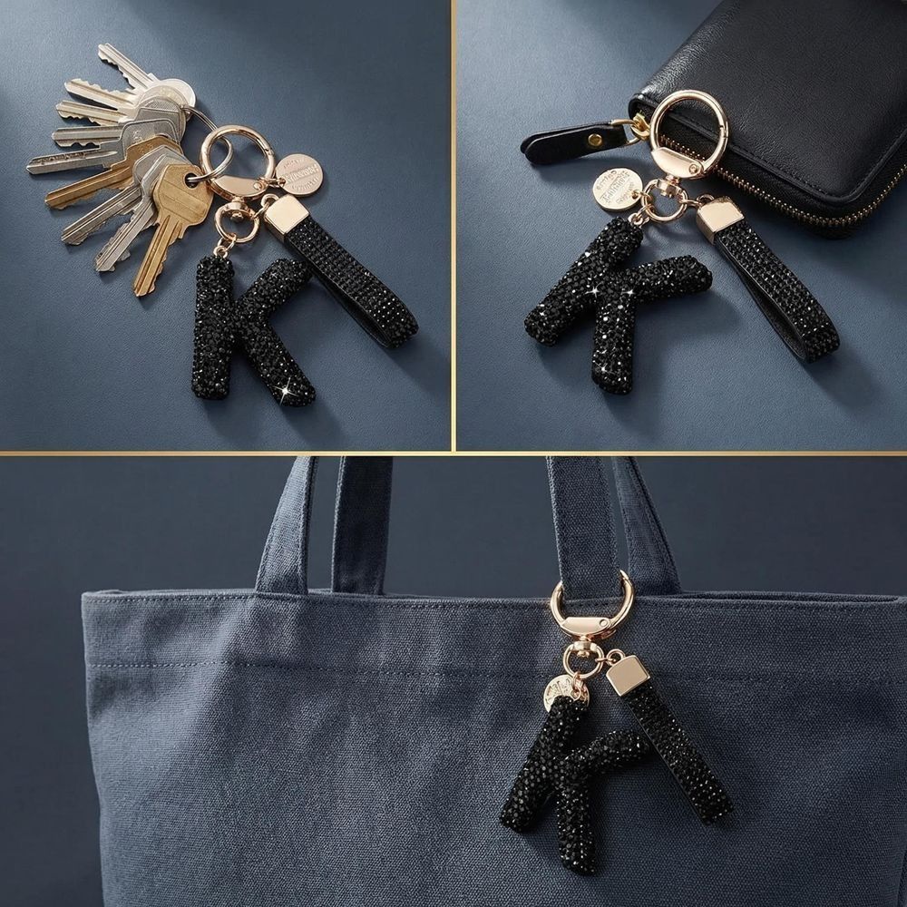 Stylish Lucky Charm Letter Key - огляд і ціна Luxury Bags Yellow