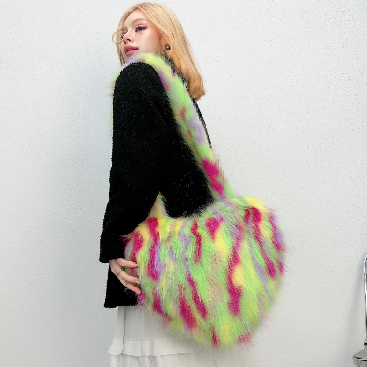 Cross-Border Fox Fur Shoulder  - огляд і ціна Luxury Bags That Are Vegan