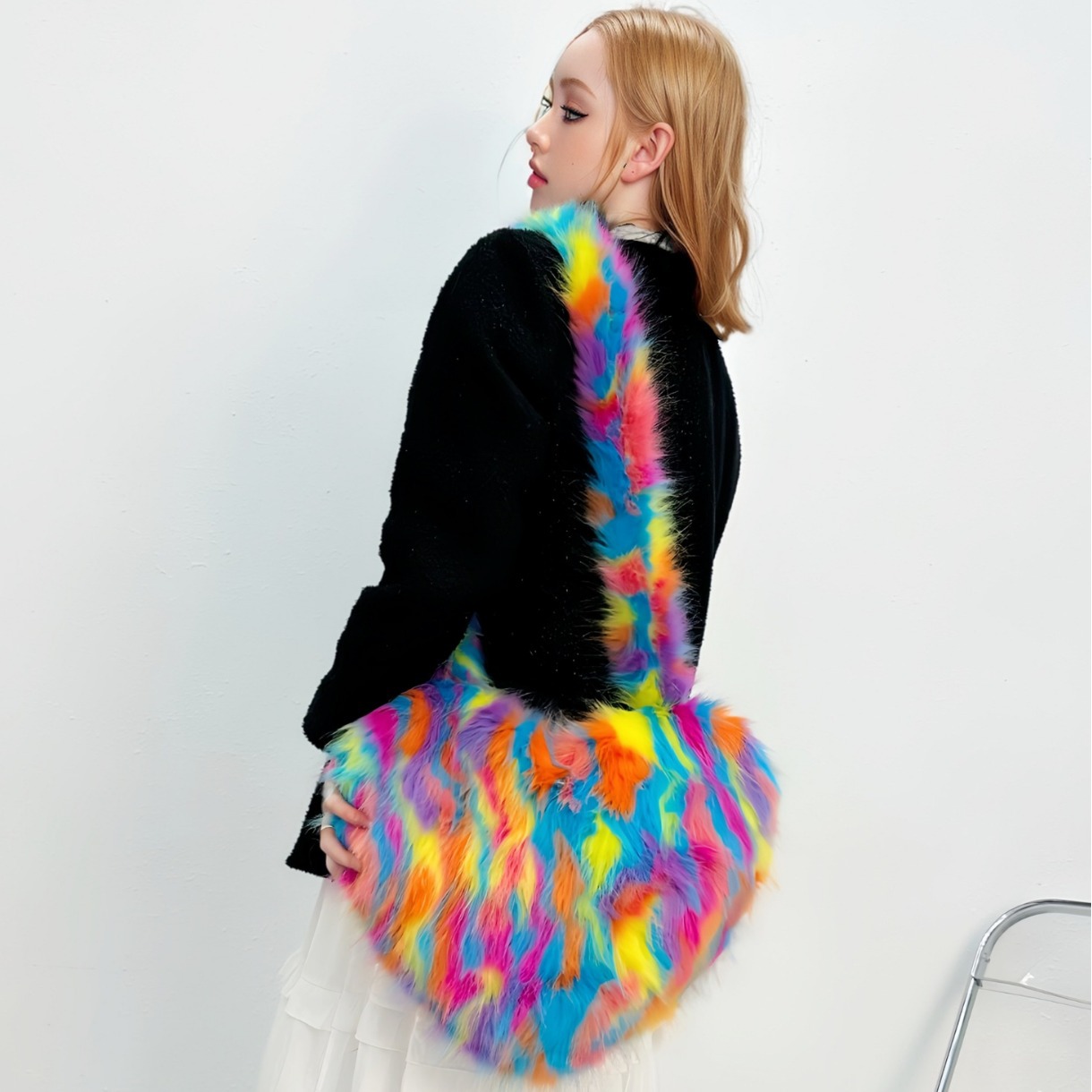 Cross-Border Fox Fur Shoulder  - огляд і ціна Luxury Bags That Are Vegan